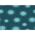 thumbnail image 1 of Ahgly Company Machine Washable Indoor Rectangle Transitional Medium Teal Green Area Rugs, 6' x 9', 1 of 7