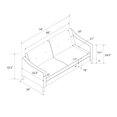 thumbnail image 4 of Mr. Kate Tess Sofa, Blue Velvet, 4 of 8