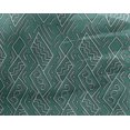 thumbnail image 4 of oneOone Georgette Viscose Fabric Swirl & Geometric Block Print Fabric By The Yard 42 Inch Wide, 4 of 4