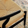 thumbnail image 3 of Heavenly Collection | Wishbone Black Wood Dining Chair for Kitchen or Dining Room, 3 of 10