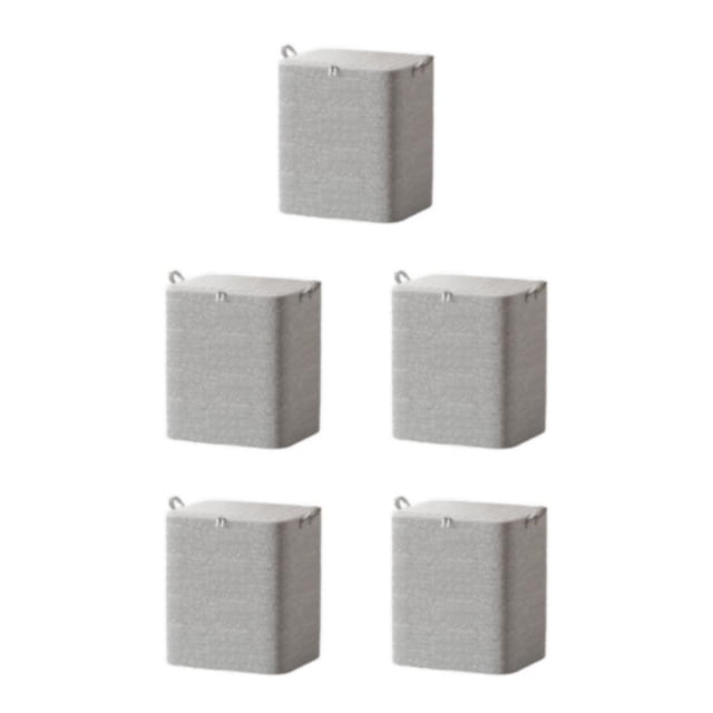 Ruiboury Convenient Storage Box For Wardrobes Easy To And Space-Saving Organized Folding Clothes Organizers Type3 5Set
