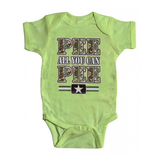 Tout-petits "Pee All You Can Pee" Clé Lime Body - 12 Mois