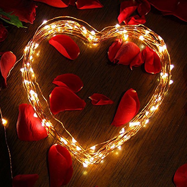 Solar copper wire decorative light string holiday Christmas light total length 21.9 meters, with eight functions