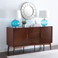 thumbnail image 2 of Crosley Landon 3 Drawer Sideboard in Mahogany, 2 of 10