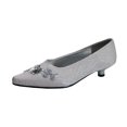 thumbnail image 1 of FLORAL Ayla Escarpins Habillés à Tige en Satin pour Femmes, Largeur Grand, 1 of 6
