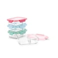 thumbnail image 3 of Ello Color Lock 8pc 3.4 Cup Divided  Glass Meal Prep Set, 3 of 5