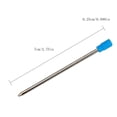 thumbnail image 3 of Shldybc Replaceable Ballpoint Pen Refills, Writing Tools Ballpoint Pen Accessories Metal Refill Refill Student Ballpoint Pen Refill10ml, 3 of 3