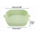 thumbnail image 3 of Meitianfacai Casserole en Silicone pour Friteuse à Air Chaud, Doublure Réutilisable pour Friteuse à Air, Panier en Silicone Résistant à la Chaleur pour Friteuse à Air, Moule de Cuisson Carré, Accessoires pour Friteuse à Air, Doublures pour Friteuse à Air, Four, Micro-Ondes, 3 of 8