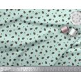 thumbnail image 2 of Soimoi Green polyester Crepe Fabric Oaknut & polyester Fruits Print Fabric by The Yard 42 Inch Wide, 2 of 5