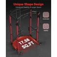 thumbnail image 4 of Yiwa 1600lb Power Cage, Multi-Functional Home Gym Squat Rack with Cable Crossover and Training Attachments, 4 of 10