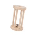 thumbnail image 2 of Lipstore Baby Roller Rattle Wood Toys Rattles with Bells Smooth Surface Infant Roller Toy B, 2 of 8