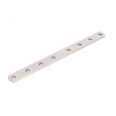 Unique Bargains Flat Metal Repair Mending Fixing Plate Brackets Support 300mmx25mmx4mm