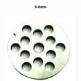 thumbnail image 1 of MYG No 5 Meat Grinder Orifice Plate Easy to Clean Stainless Steel Accessory, 1 of 5