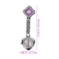 thumbnail image 2 of Shisuyan Nurse Hanging Watch Purple Heart-Shape 1Set 3.73X1.06X0.33In, 2 of 8