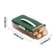 thumbnail image 2 of Fridja Sales Refrigerator Door Rolling Rack Holding Storage Box Refrigerator Can Be Stacked Portable Box Kitchen Box Holiday Gifts, 2 of 3