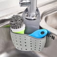 thumbnail image 2 of Extra Large Cauldron Escurridor De Plastico Stainless Steel Wire Rolling Rack over Shelf Organizer Rack Kitchen Cabinets Kitchen Hanging Sponge Holder Adjustable Rubber, 2 of 4