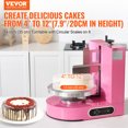 thumbnail image 2 of VEVOR Cake Decorating Machine Cake Frosting Spreading for 4" to 12" Cake Pink, 2 of 9