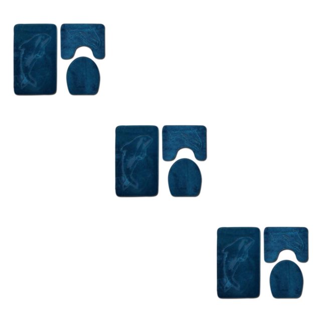 maskred 3x Bathroom Rug Sets Easy To Install Waterproof Anti-slip Multi-functional Eco-friendly Durable PJ210611-B008 3Set