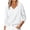 White, variant on HAiming Women's Long Sleeve Shirt V Neck Knit Tops Casual Soft Classic Pullover Sweater Spring Clothes Blue L
