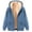 Blue#hoodies for women zip, variant on aohooy Women's Hoodie Zip Sweatshirt Sherpa Lined Solid Sweatshirts Winter Warm Comfy Fleece Long Sleeve Jacket Coat with Pocket Blue,XL