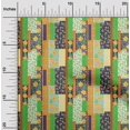thumbnail image 2 of oneOone Cotton Poplin Dark Yellow Fabric Floral Craft Projects Decor Fabric Printed By The Yard 42 Inch Wide, 2 of 5