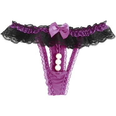 AWZXDE Culottes en Dentelle Aguichant pour Femmes Taille Basse Confortables String Culottes Élégantes à la Mode sous-Vêtements pour Femmes