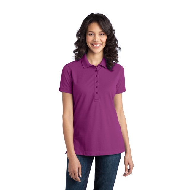 Port Authority Ladies Stretch Pique Polo