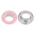 thumbnail image 4 of Unique Bargains 100PCS Grommets Eyelets 1/4 Inch (6mm) ID Hole Metal Self Backing Eyelet with Washers for Leather Pink, 4 of 7