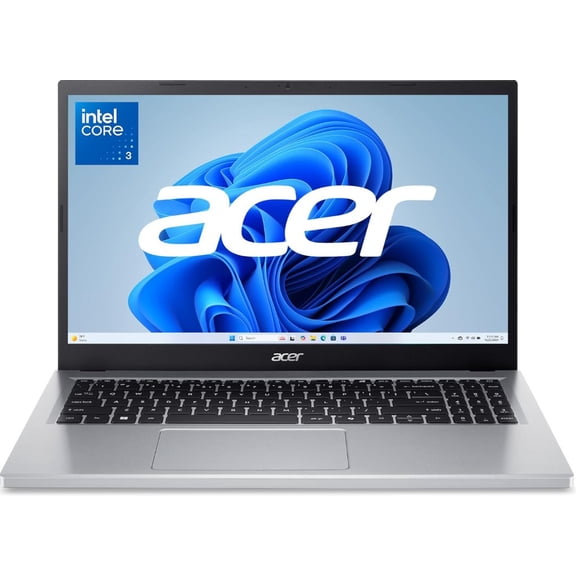 Acer Aspire Go 15 Portable Prêt pour l'IA 15,6 Po FHD IPS Intel Core 3 N355 8 Go 128 Go Windows 11 mode S Famille Argent