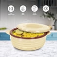 thumbnail image 3 of Aspire 1000 Inner Stainless Steel Casserole - Beige, 725ml | PU Insulated Kitchen Hot Pot - Keeps Food Hot & Fresh For Roti, Biryani | Easy To Carry, Easy To Store, BPA Free, 3 of 5