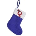 thumbnail image 2 of Knitted Hosiery Wool Hosiery Embroidered Letter Children's Candy Gift Bag Stocking Gift Bag, 2 of 3