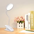 thumbnail image 4 of Lampe de Bureau à Pince LED, Lampe de Lecture Portable Rechargeable par USB, Col de Cygne Flexible pour Éclairage Réglable, Idéale pour la Table de Chevet, le Bureau et l'Étude, Rouge/bleu, Écoénergétique, Sans Vacillement, 4 of 6