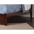 thumbnail image 3 of Leo & Lacey Solid Wood Urban Queen Storage Platform Bed in Walnut, 3 of 6