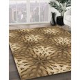 thumbnail image 3 of Ahgly Company Tapis d'Intérieur Lavable en Machine Carré Marron Selle, 5 Pieds Carré, 3 of 7