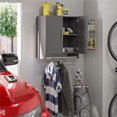 thumbnail image 3 of Systembuild Evolution Camberly 2 Door Wall Cabinet with Hanging Rod, Graphite Gray, 3 of 9