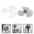 thumbnail image 3 of 2pcs Fan Blade 3 Leaves Replacement Plastic Table Fan Blade Pedestal Fan Blade Fan Parts, 3 of 9
