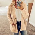 thumbnail image 2 of Women's Casual Plus Size Cardigan Coat with Pockets and Button Front for Outdoor Comfort, 2 of 6