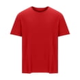 thumbnail image 1 of Timegard Athletic Tops for Men Crewneck Lightweight Color Block Casual Breathable Running Tee Shirts, 1 of 4