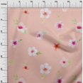 thumbnail image 2 of oneOone Polyester Lycra Fabric Flower & Leaves Watercolor Print Fabric BTY 56 Inch Wide, 2 of 4