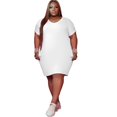 thumbnail image 1 of Robe T-Shirt Classique de Mode pour Femmes Grande Taille, 1 of 7