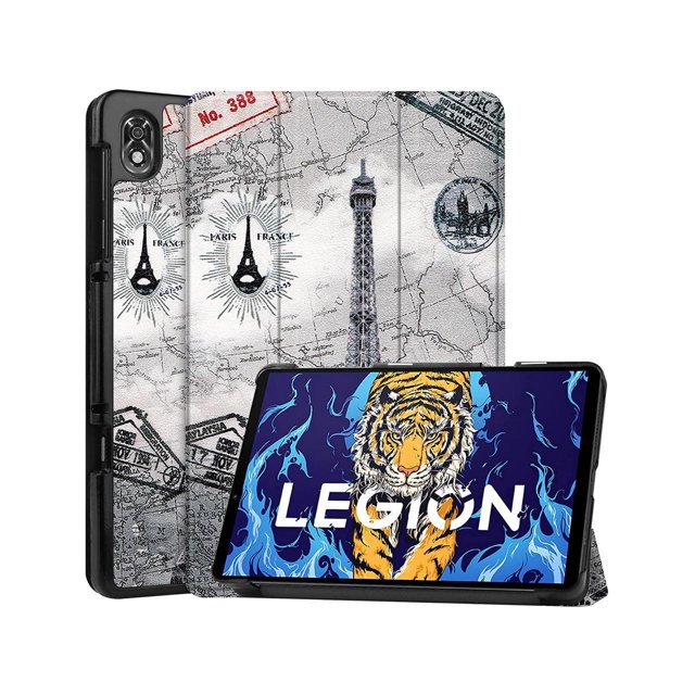 Étui pour Lenovo Legion Y700 8,8 Pouces TB-9707F, Étui Rigide Mince Léger à Trois Volets, Couverture Intelligente de Protection avec Support pour Tablette Lenovo Legion Y700