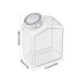 thumbnail image 3 of RXIRUCGD Flour Storage Container Clear Rice Dispenser Airtight Rice Storage Bin Grain Container For Sugar Rice Pantry Flour, 3 of 9