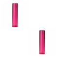 thumbnail image 1 of fastboy Aluminum Cylindrical Mini Battery Bank Holder Back Case Backup Charger No Wielding External Clip Storage Cell Phones Box Pink 2Set, 1 of 6