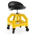 thumbnail image 1 of Costway Siège Roulant Tabouret Mécanique avec Plateau à Outils 4 Roues Universelles pour Usine Jaune, 1 of 9
