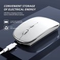 thumbnail image 5 of KOMI Wireless Mouse Chargeable Portable Silent Wireless Mouse USB and Type-C Dual Mode Wireless Mouse 3 Adjustable DPI for Laptop, Mac, MacBook, Android, PC, 5 of 5