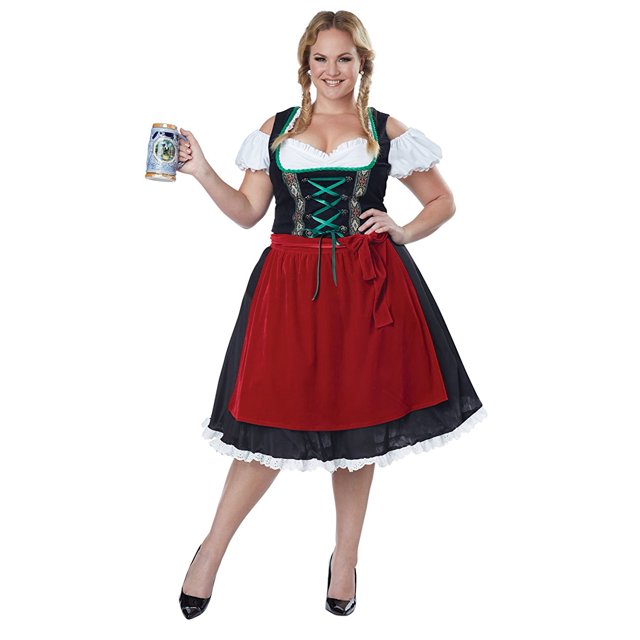 Women's Plus Size Oktoberfest Fraulein Costume