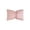 Pink, variant on Striped Bow Cushion Cover Rectangular Pillowcase Decorative Sofa Pillow Cover, Soft Velvet Breathable Stylish Accent Pillowcase, Durable Hidden Zipper Easy Care Decorative Cushion Cover