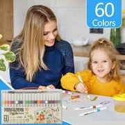 JWshufel Acrylic Paint Pens for Painting Stone Ceramic Glass Wood Canvas Fine Tip Markers Suit for DIY Crafts Artists Beginners Professionals Multipurpose Use