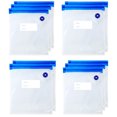 thumbnail image 1 of Coofit Sac pour Scelleuse sous Vide Réutilisable 10 Pcs Sac Alimentaire sous Vide Sac de Scellage Alimentaire pour Food Saver, 1 of 10
