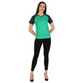 thumbnail image 2 of Inkmeso Solid Short Sleeve T-Shirt For Womens Sporty Casual Solid Basic Workout Shirts, 2 of 7